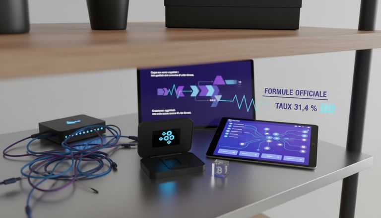 Calcul plus-value crypto : formule officielle, taux 31,4 %
